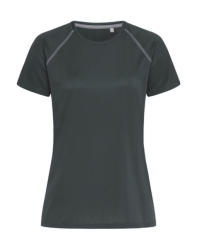 Stedman Női rövid ujjú felső Stedman Active 140 Team Raglan Women XL, Gránit szürke