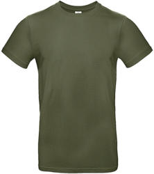B and C Férfi rövid ujjú póló B&C #E190 T-Shirt -XS, Városi khaki
