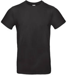B and C Férfi rövid ujjú póló B&C #E190 T-Shirt -2XL, Fekete