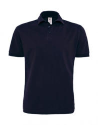 B and C Férfi rövid ujjú galléros póló B and C Heavymill Piqué Polo M, Sötétkék (navy)