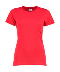 Kustom Kit Női rövid ujjú felső Kustom Kit Women's Fashion Fit Superwash 60º Tee S, Piros