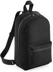 BagBase Hátizsák Bag Base Mini Essential Fashion Backpack - Egy méret, Fekete