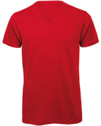 B and C Férfi rövid ujjú póló B&C Inspire V/men T-Shirt -M, Piros
