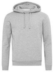Stedman Férfi kapucnis hosszú ujjú pulóver Stedman Recycled Unisex Sweat Hoodie S, Heather szürke