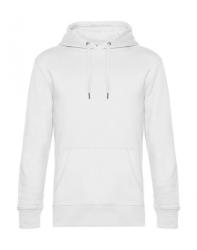 B&C Collection Uniszex kapucnis hosszú ujjú pulóver B and C KING Hooded XL, Fehér
