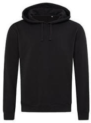 Stedman Férfi kapucnis hosszú ujjú pulóver Stedman Recycled Unisex Sweat Hoodie XL, Opál fekete