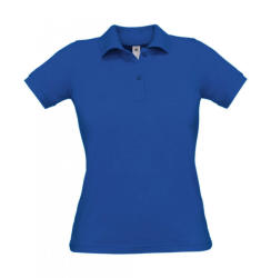 B and C Női rövid ujjú galléros póló B and C Safran Pure/women Polo L, Királykék