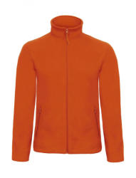 B&C Collection Férfi hosszú ujjú polár B and C ID. 501 Micro Fleece Full Zip XS, Sütőtök sárga