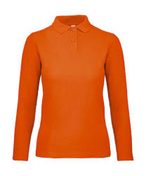 B and C Női hosszú ujjú galléros póló B and C ID. 001 LSL /women Polo XL, Narancssárga