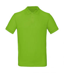 B and C Férfi rövid ujjú organikus galléros póló B and C Organic Inspire Polo /men 2XL, Orhidea zöld