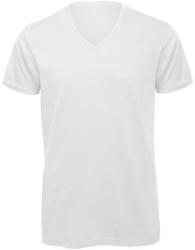 B and C Férfi rövid ujjú póló B&C Inspire V/men T-Shirt -L, Fehér