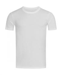 Stedman Férfi rövid ujjú póló Stedman Morgan Crew Neck 2XL, Fehér
