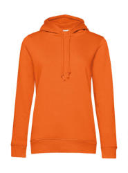 B&C Collection Női kapucnis hosszú ujjú organikus pulóver B and C Organic Hooded /women XL, Narancssárga