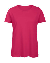 B and C Női rövid ujjú organikus póló B and C Organic Inspire T /women T-Shirt L, Fuchsia