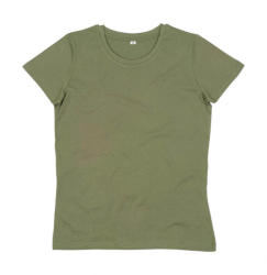 Mantis Női rövid ujjú organikus póló Mantis Women's Essential Organic T XL, Világos oliva zöld