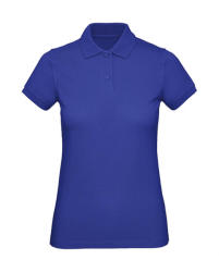 B and C Női rövid ujjú organikus galléros póló B and C Organic Inspire Polo /women 2XL, Kobalt