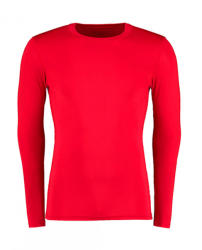 Kustom Kit Férfi hosszú ujjú póló Kustom Kit Warmtex Base Layer LS XL, Piros