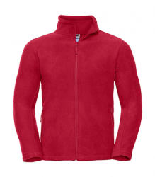 Russell Férfi hosszú ujjú polár Russell Europe Men's Full Zip Outdoor Fleece L, Piros