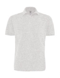 B and C Férfi rövid ujjú galléros póló B and C Heavymill Piqué Polo 2XL, Hamuszürke