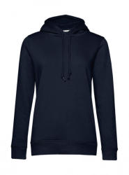 B&C Collection Női kapucnis hosszú ujjú organikus pulóver B and C Organic Hooded /women S, Sötétkék (navy)