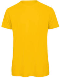 B and C Férfi rövid ujjú póló B&C Inspire T/men T-Shirt -3XL, Aranysárga