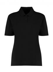 Kustom Kit Női rövid ujjú galléros póló Kustom Kit Women's Regular Fit Workforce Polo S, Fekete