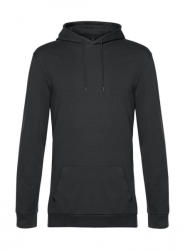 B&C Collection Férfi kapucnis hosszú ujjú pulóver B and C #Hoodie French Terry S, Aszfalt szürke