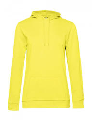 B&C Collection Női kapucnis hosszú ujjú pulóver B and C #Hoodie /women French Terry XS, Napsárga
