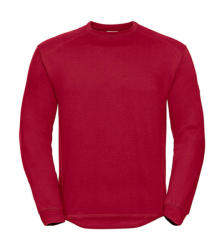 Russell Uniszex hosszú ujjú pulóver munkaruha Russell Europe Workwear Set-In Sweatshirt XL, Piros