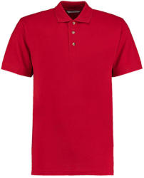 Kustom Kit Férfi galléros póló rövid ujjú Kustom Kit Workwear Polo/Superwash - 3XL, Piros