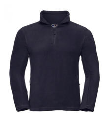 Russell Uniszex hosszú ujjú felső Russell Europe Quarter Zip Outdoor Fleece L, Sötétkék (navy)