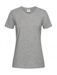 Stedman Női rövid ujjú póló Stedman Comfort-T 185 Women L, Heather szürke