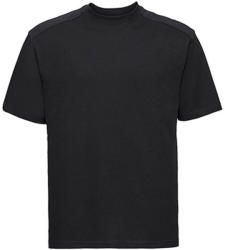 Russell Europe Férfi rövid ujjú póló Russell Europe Heavy Duty Workwear T-Shirt -L, Fekete