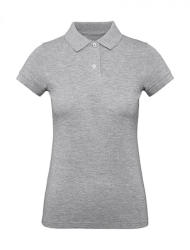 B and C Női rövid ujjú organikus galléros póló B and C Organic Inspire Polo /women XL, Heather szürke