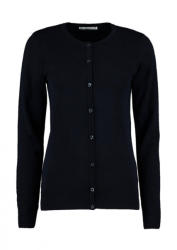 Kustom Kit Női hosszú ujjú felső Kustom Kit Women's Classic Fit Arundel Crew Neck Cardigan 3XL, Sötétkék (navy)