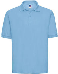 Russell Europe Férfi galléros póló rövid ujjú Russell Europe Polo Blended Fabric - 2XL, Ég