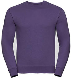 Russell Férfi pulóver hosszú ujjú Russell Europe Authentic Set-In Sweatshirt - 3XL, Lila