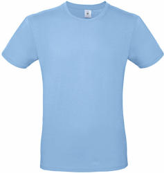 B and C Férfi rövid ujjú póló B&C #E150 T-Shirt -M, Ég kék