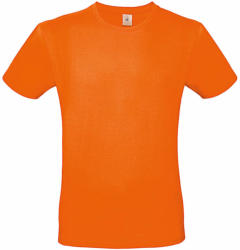 B and C Férfi rövid ujjú póló B&C #E150 T-Shirt -L, Narancssárga