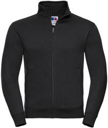 Russell Férfi pulóver hosszú ujjú Russell Europe Men's Authentic Sweat Jacket - S, Fekete