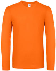 B&C Collection Férfi hosszú ujjú póló B&C #E150 LSL -S, Narancssárga