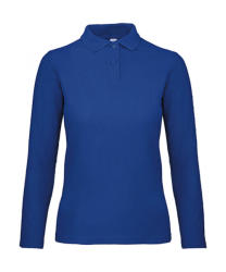B and C Női hosszú ujjú galléros póló B and C ID. 001 LSL /women Polo XS, Királykék