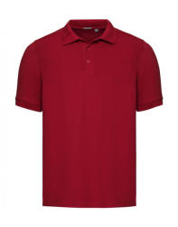 Russell Europe Férfi rövid ujjú felső Russell Europe Men's Tailored Stretch Polo 3XL, Piros