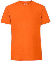 Fruit of the Loom Férfi póló Rövid ujjú Fruit of the Loom Ringspun Premium T - S, Narancssárga