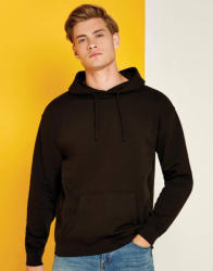 Kustom Kit Férfi kapucnis hosszú ujjú pulóver Kustom Kit Regular Fit Hoodie XS, Fekete
