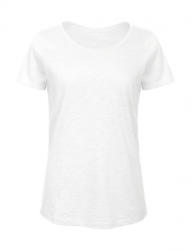 B and C Női rövid ujjú organikus póló B and C Organic Inspire Slub /women T-shirt 2XL, Chic Tiszta fehér