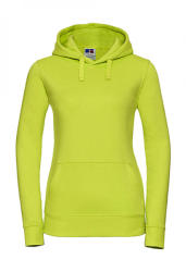 Russell Női kapucnis hosszú ujjú pulóver Russell Europe Ladies' Authentic Hooded Sweat XS, Lime zöld
