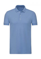 Russell Europe Férfi rövid ujjú galléros póló Russell Europe Men's Fitted Stretch Polo XL, Ég kék