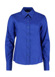 Kustom Kit Női hosszú ujjú blúz Kustom Kit Women's Tailored Fit Premium Oxford Shirt 2XL, Királykék