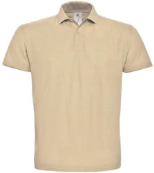 B and C Férfi galléros póló rövid ujjú B&C Piqué Polo Shirt - PUI10 - XL, Homokbarna